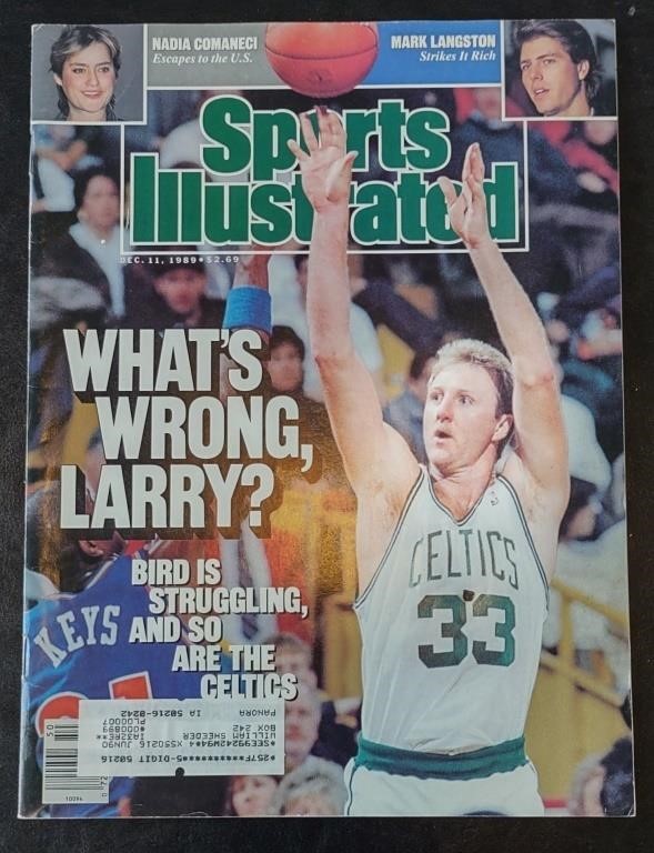 Sports Illustrated Dec 11 1989 Larry Bird Celtics