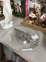 Sterling base/handle cake stand
