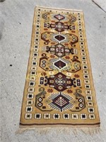 antique hand knotted native American Navaho rug