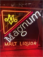 Magnum Malt Liquor Neon Sign