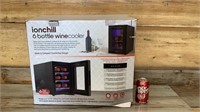 New six bottle iron chill wine cooler