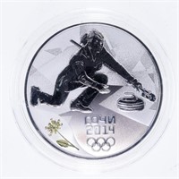 RCM 2014 SOCHI Russia 3 Roubles 925 Sterling Silve