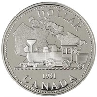 Canada, 1981 Cased Silver Dollar