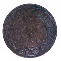 Canada 1900 Victoria Large One Cent Coin