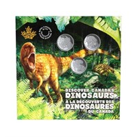 2019 25-Cent Dinosaurs of Canada Set - 3 Coin Set1