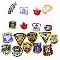 Collection - 18 POLICE & Security Crests - Emroide