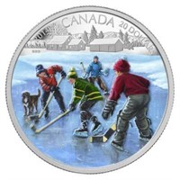2014 $20 Pond Hockey - Pure Silver Coin1