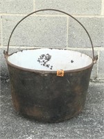 Antique S.M. Co Cast Iron Cauldron/Pot