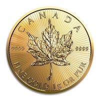 RCM 2023 Fine Pure Gold Maple Leaf Coin - 5% addit