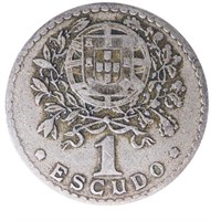 PORTUGAL 1948 1 Escudo Coin