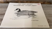 1987 New Jersey waterfowl stamp print