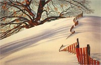 O. K. SCHENK . SNOW FENCE , LIMITED EDITION , 21X2