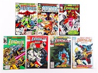 Group of 7 Marvel Comics - The Defenders -  Deathl