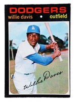 1971 TOPPS Baseball - # 585 - Willie Davis - Los A