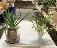 2-artificial plant decor