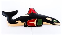 Squamish Nation Hand Carved - "KILLER WHALE" by