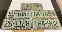 5-1950’s license plates