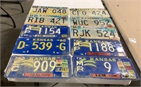 10-Misc Kansas license plates