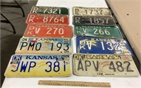 10-Misc Kansas license plates