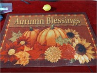 Autumn Blessings Welcome Mat