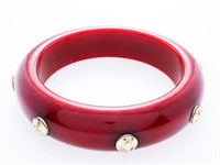 Holt Renfrew - Bangle Bracelet - Red