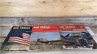 Three older air trails magazines