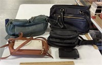 5-Misc purses/wallet  lot-No visible brands