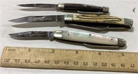 3-pocket knives