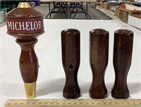 Wood beer tap handles