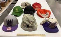 8 misc hats