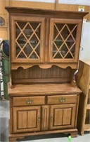 Hutch -2 piece - lighted 42in x 18in x 74in