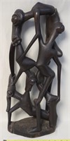 African Makonde Modernist Dance of Life Sculpture