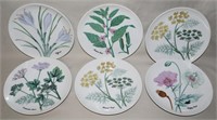 (6) Horchow Collection Japan Fine China Plates