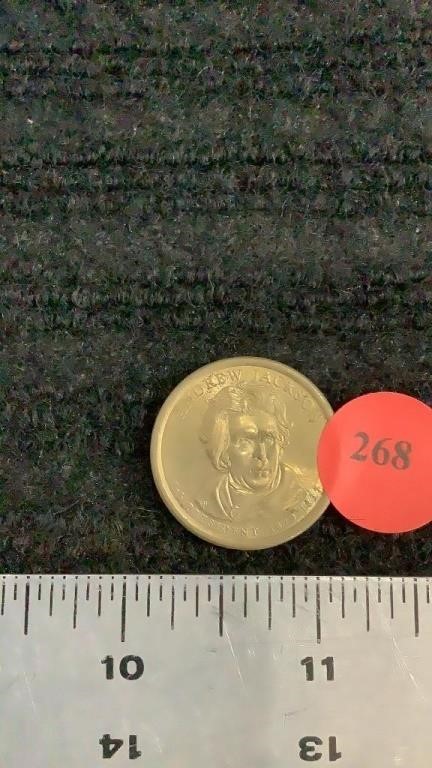 Andrew Jackson presidential collectible coin