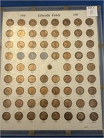 COMPLETE SET LINCOLN PENNIES 1934-1958