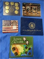 LOT OF COIN SETS INCLUDING PRESIDENTIAL DOLLARS,