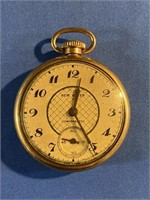 NEW HAVEN COMPENSATED POCKET WATCH