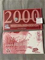 1999 & 2000 U.S. DENVER MINT UNC COIN SETS