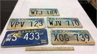 Misc Kansas license plates lot