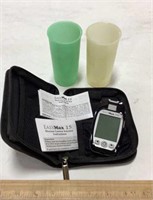 EasyMax 15 blood glucose tester w/ 2-tupperware