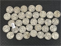 Walking Liberty Silver Coins $17 Face Value.