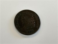 1826 Classic Head Liberty Half Cent.