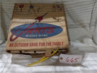 Vtg Jartz Missile Game - For Display Only