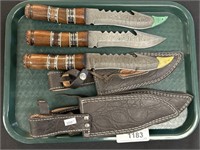High Quality Pioneer Damascus Knives.