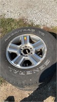 Set of 5 rims and tires size P2 55/70 R 17