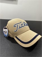 NWT Titleist Performance Fabric S/M Taupe Golf Hat