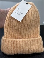 NWT A New Day Orange Knit Beanie Winter Hat