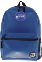 NEW BAZIC 16in School Backpack for Students BLUE