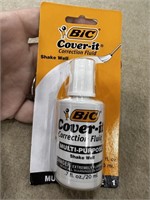 NEW BiC Cover It Multipurpose Correction Fluid