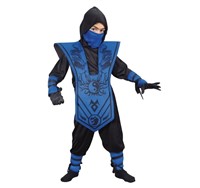 NEW Complete Blue Ninja HalloweenCostume SMALL 4-6